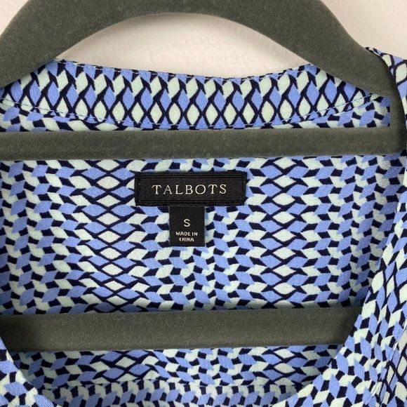 Talbots blouse women's button up the front - Picture 4 of 5